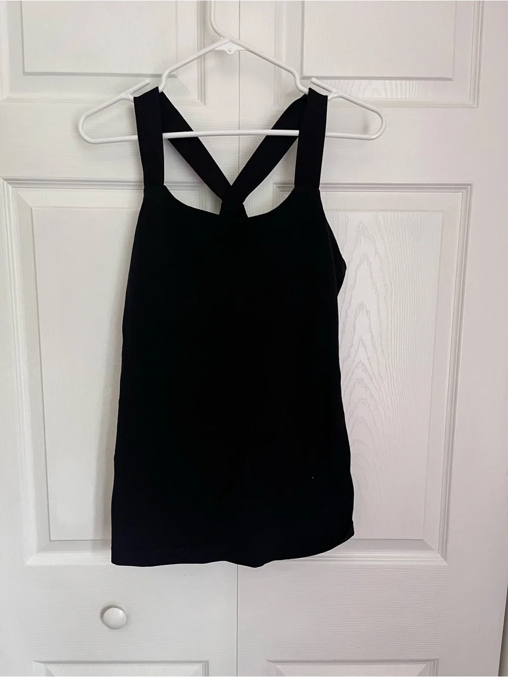 lululemon athletica Black Cross-Back Tank Top